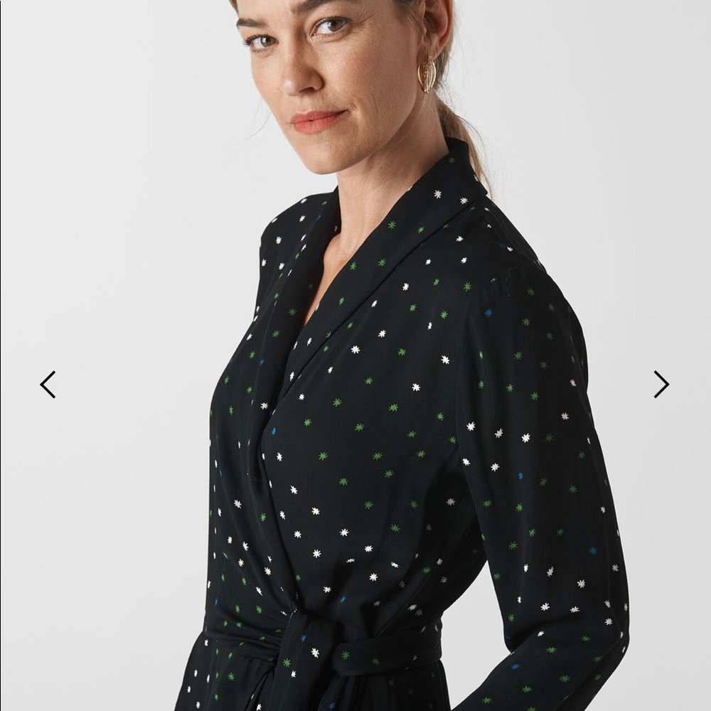 Whistles black star print jumpsuit